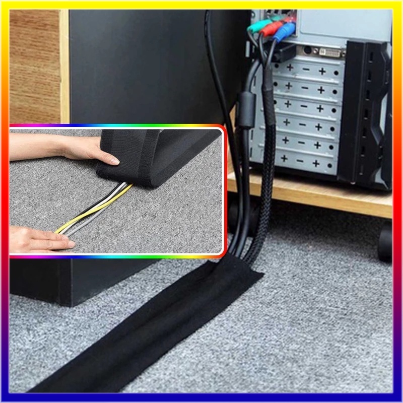 3M Cable Grip Strip Floor Cable Cover Protect Cords Cable Protector