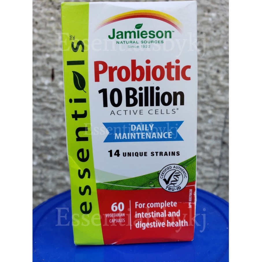 Jamieson - Probiotic 10 Billion Active Cells - Daily Maintenance - 60 ...