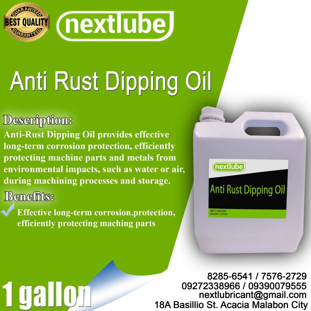 Anti-Rust Dipping Oil (gallon) | Shopee Philippines