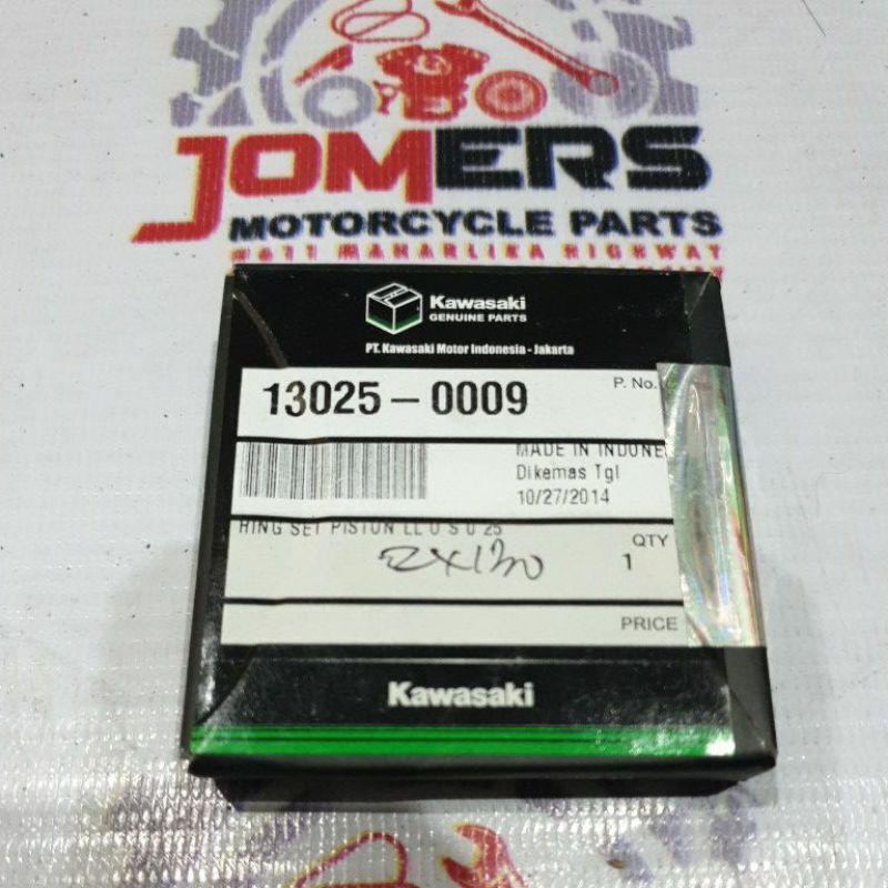 ZX 130 - AN130 PISTON RING-SET 0.25 13025-0009 ( mel ) | Shopee