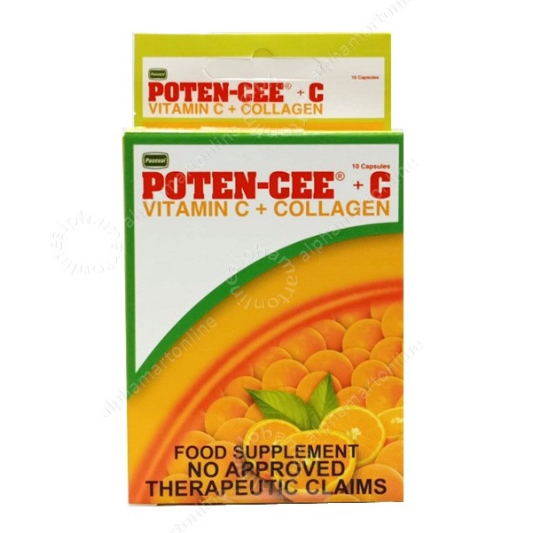 Potencee + C Vitamin C + Collagen (10 capsules) Shopee Philippines
