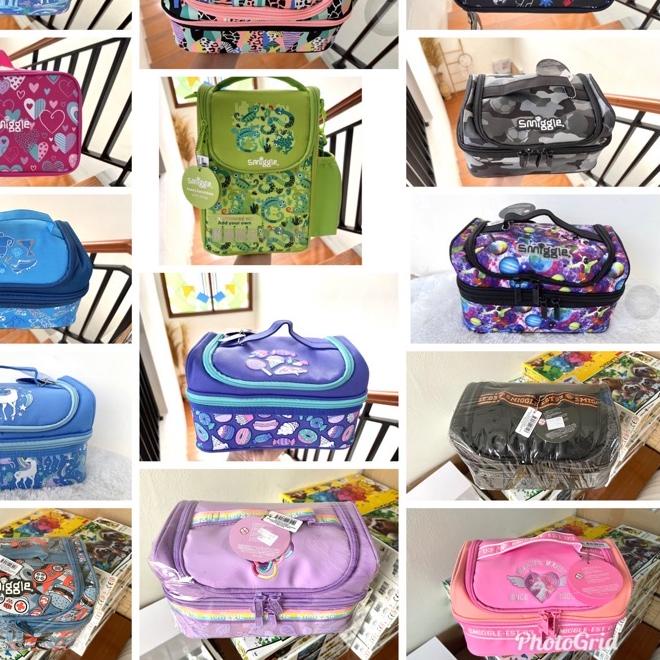 (T_019) Smiggle LUNCH BOX DOUBLE DECKER LUNCH BAG ORIGINAL SMIGGLE
