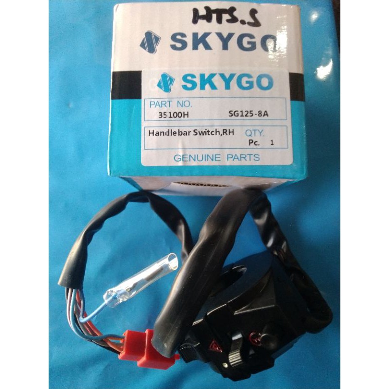 SKYGO WIZARD 125 / KING 150 Handlebar Switch Right Hand 35100H Genuine ...