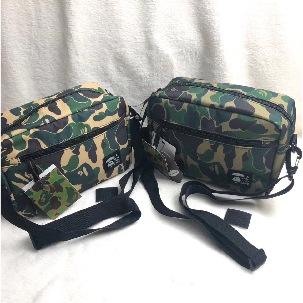 Bape shoulder bag discount camo