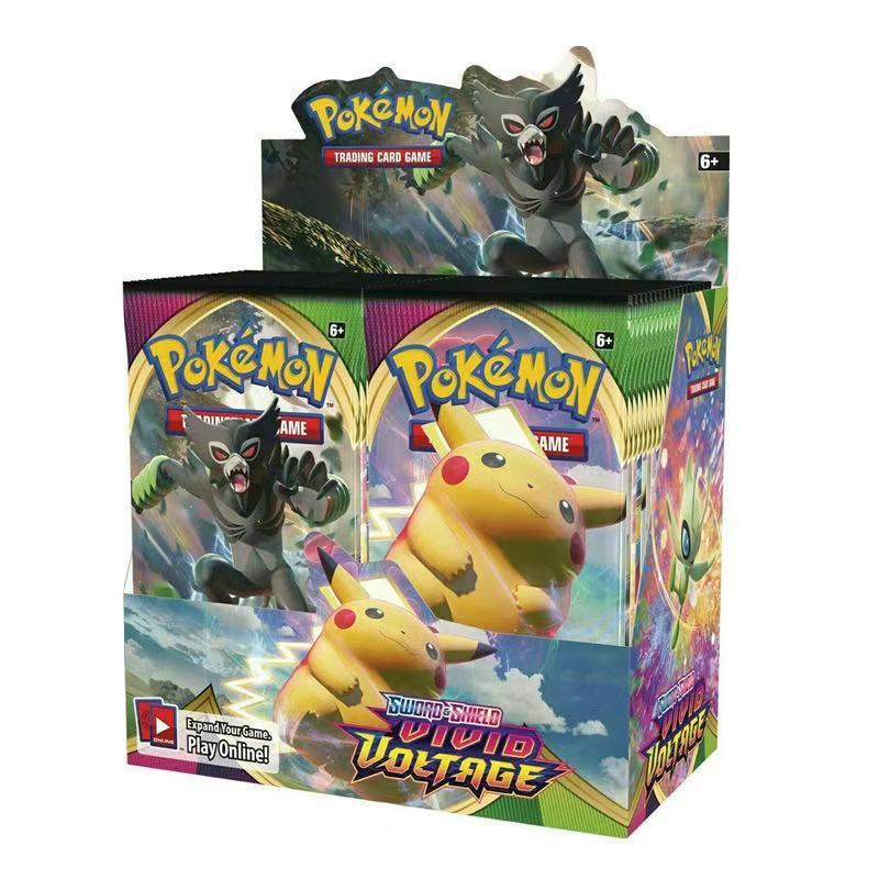 324Pcs Pokemon Booster Box TCG Sword & Shield Vivid Voltage Expansion Game  Cards Collection Toys For Children Fans | Shopee Philippines