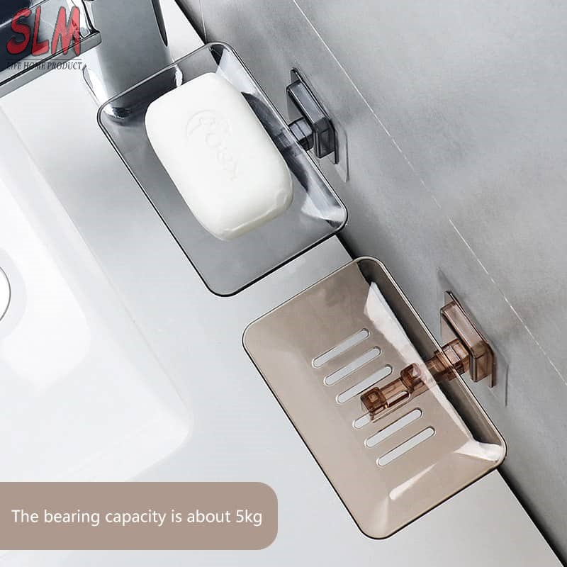 Soap Holder Bathroom Wall Hanging Rack Soap Case Organizer Storage ...