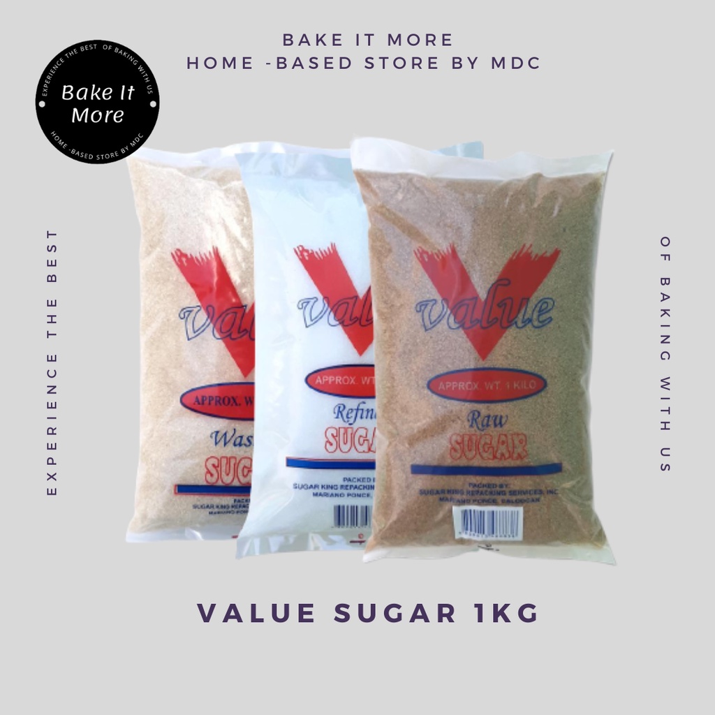 Value Refine, WASHED, Brown Sugar 20kg   Shopee Philippines