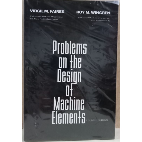 Problems on the design of machine elements(fourth edition) | Shopee ...