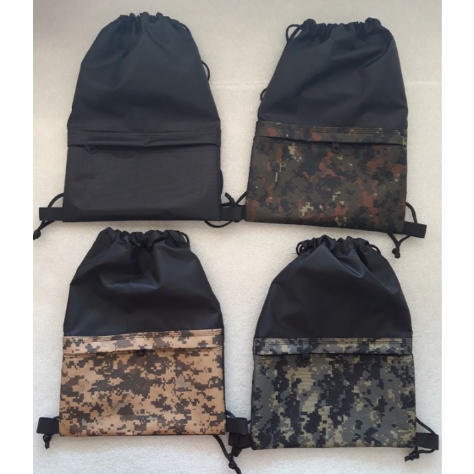 Gym School Draw String Nylon Ultra Light Sports Backpack