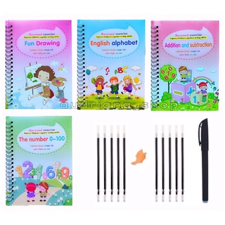 Magic Book for Kids Practice Handwriting English Reusable Magical Ink  Tracing Letter Writing Book at Rs 99/piece, Educational Toys in Bhiwandi