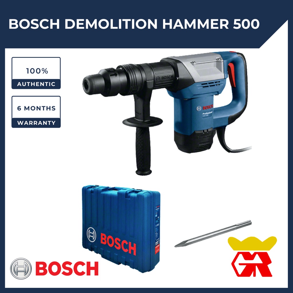 Bosch Demolition Hammer GSH 500 Chipping Gun | Shopee Philippines