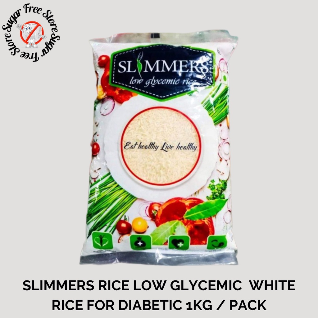 Slimmers Rice Low Glycemic White Rice For Diabetic 1kg Pack Shopee Philippines 2673