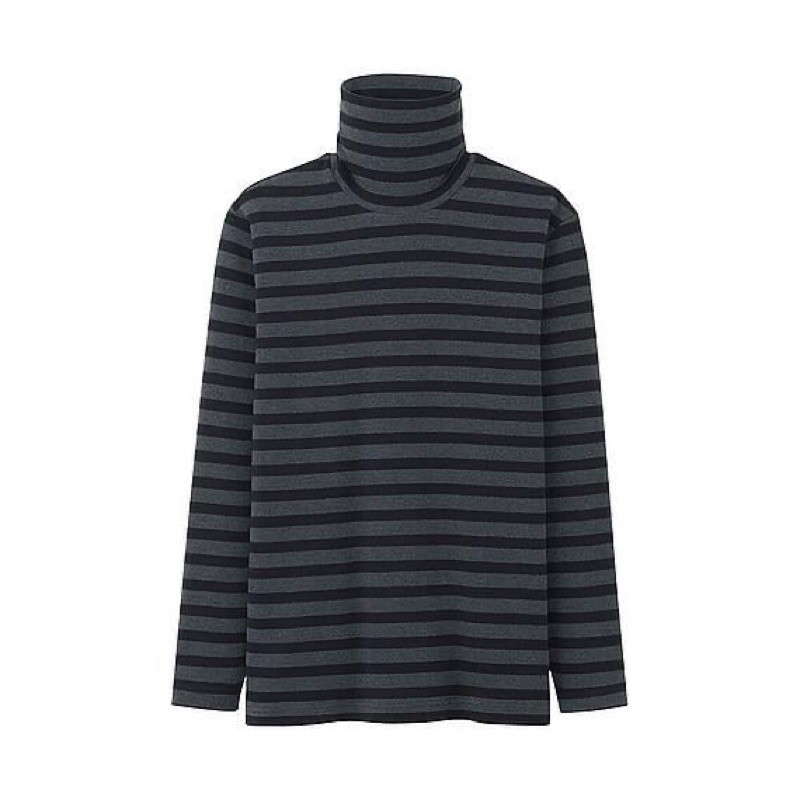 Uniqlo hot sale striped turtleneck