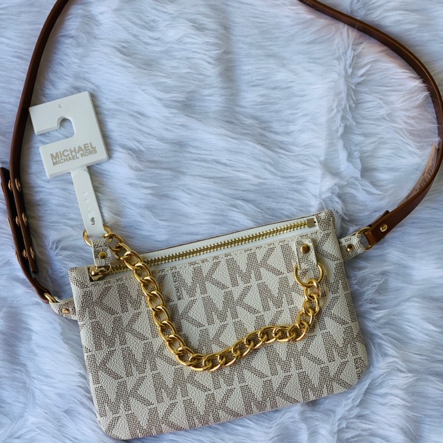 Michael kors chain fanny on sale pack