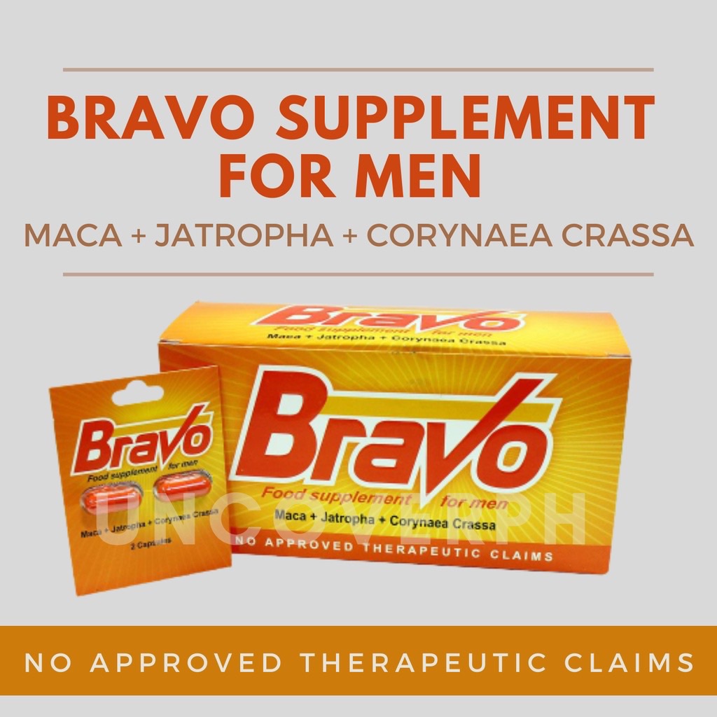 BRAVO SUPPLEMENT FOR MEN (2 CAPSULES) Shopee Philippines