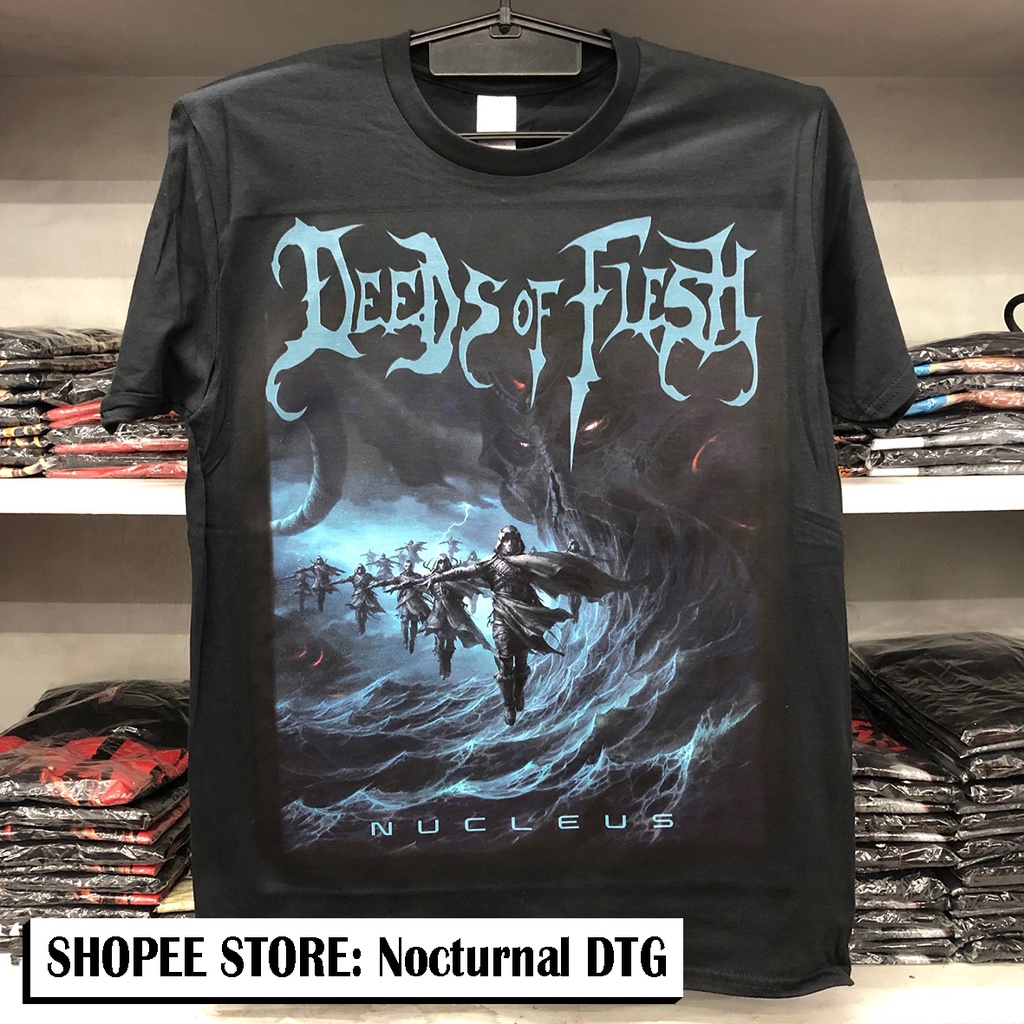 DEEDS OF FLESH - NUCLEUS SHIRT DTG PRINT ( M-050 ) | Shopee Philippines