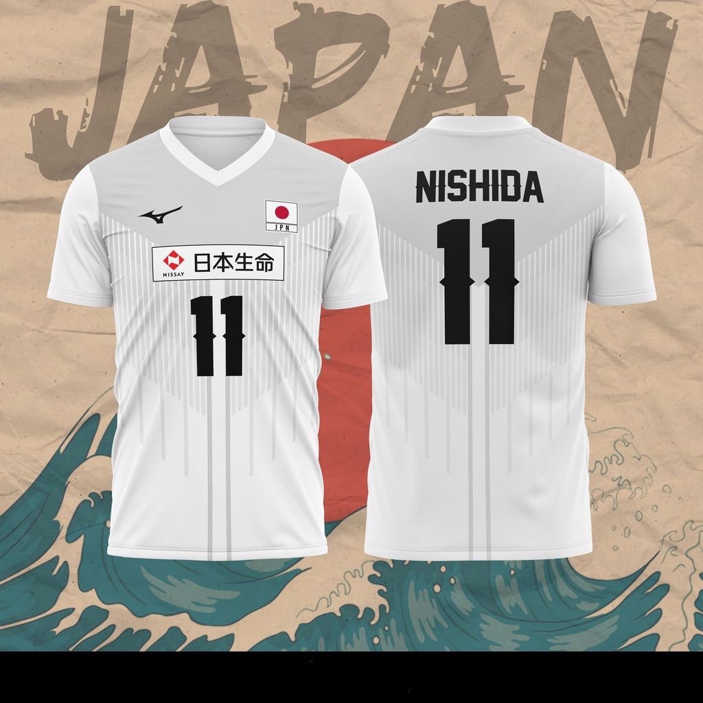 Japan National Volleyball Team Jersey 2020 Tokyo Olympic Tshirt