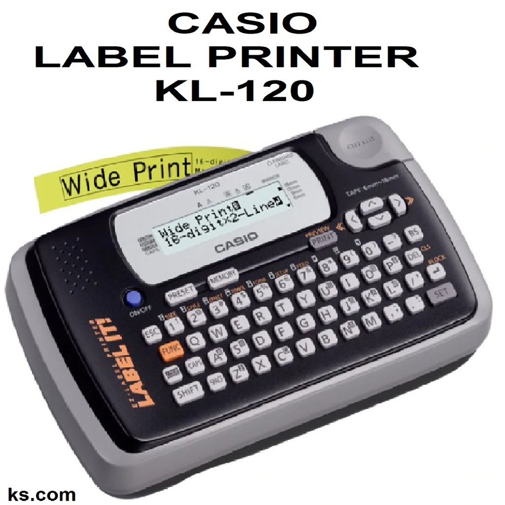 Casio kl 120 label printer sale