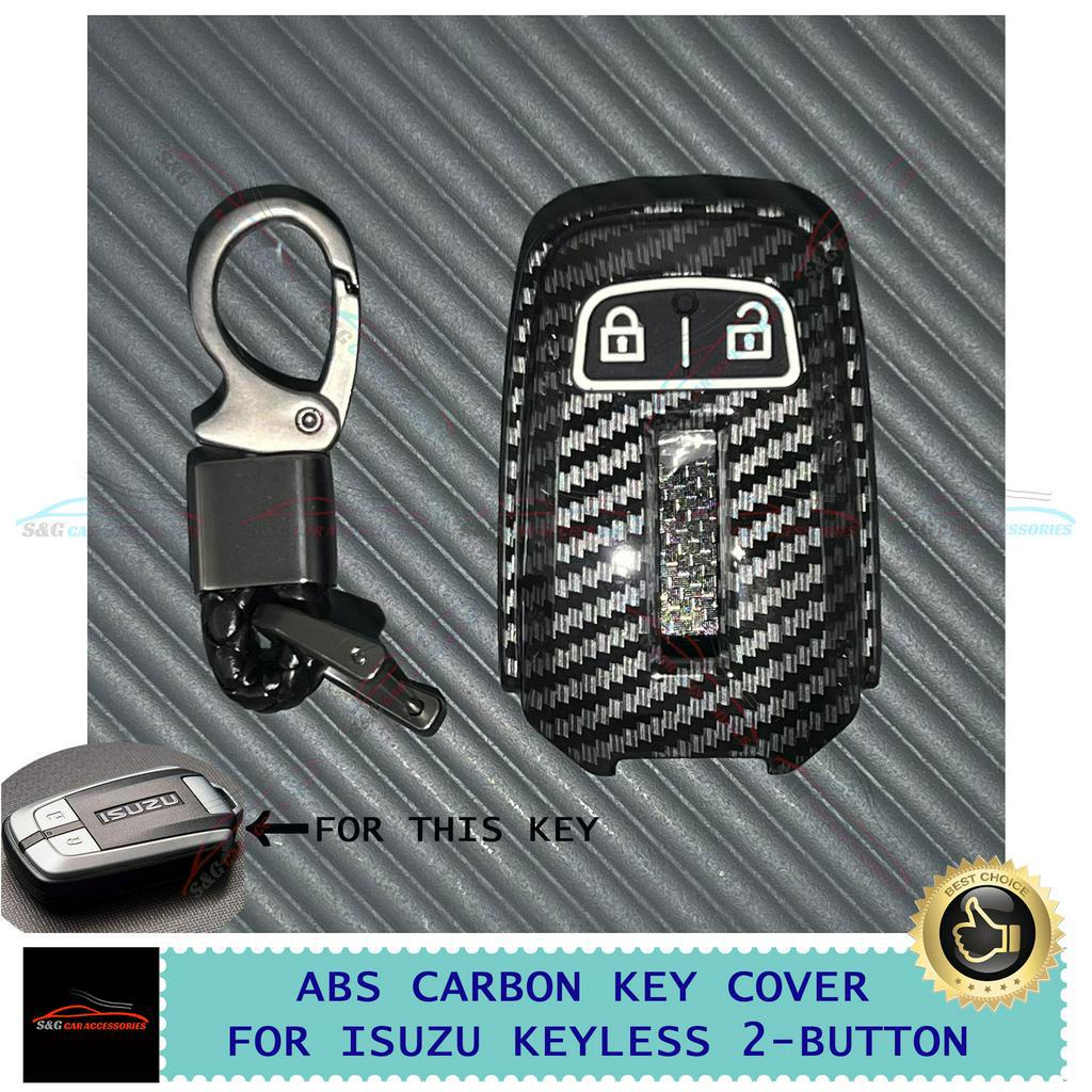 ABS Carbon Fiber Hard Plastic Key Cover for Isuzu MU-X MUX, D-MAX DMAX ...