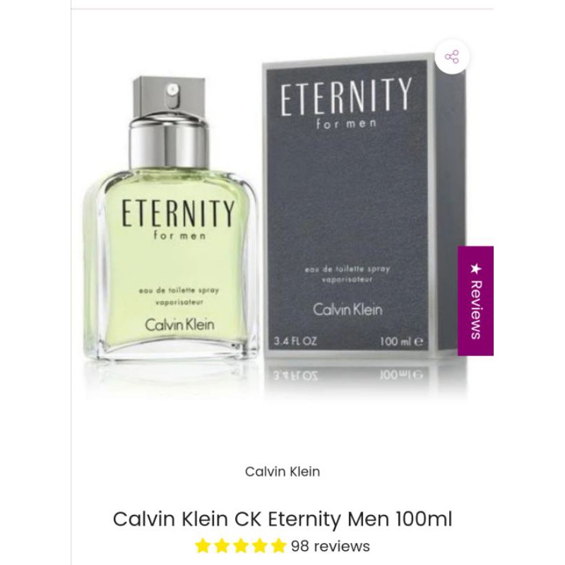 Fake eternity outlet perfume