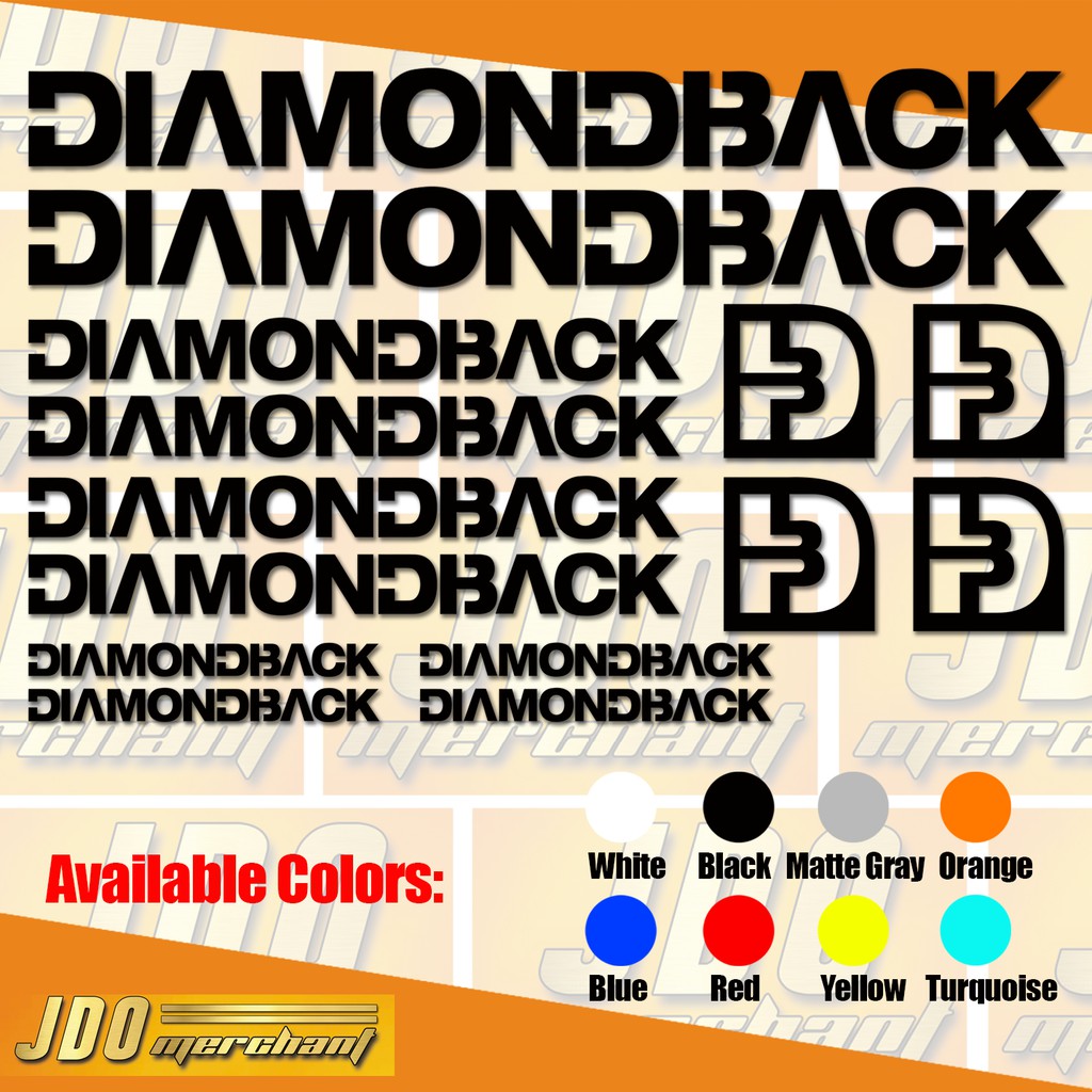Diamondback Vinyl Stickers Decals | Shopee Philippines