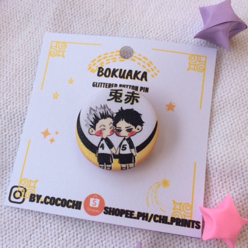 Haikyuu Iwaoi fashion pins