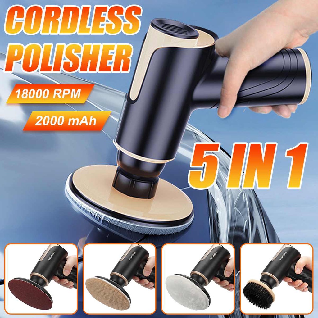 Electric Polishing Machine Car Wax Polish Machine Dust Removal Shoe