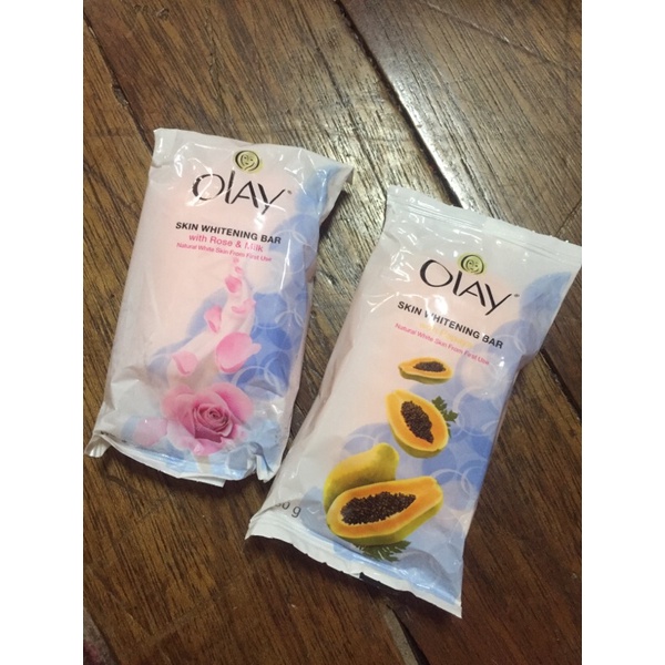 Olay Skin Whitening Bar Papaya Soap Rose and Milk 60g