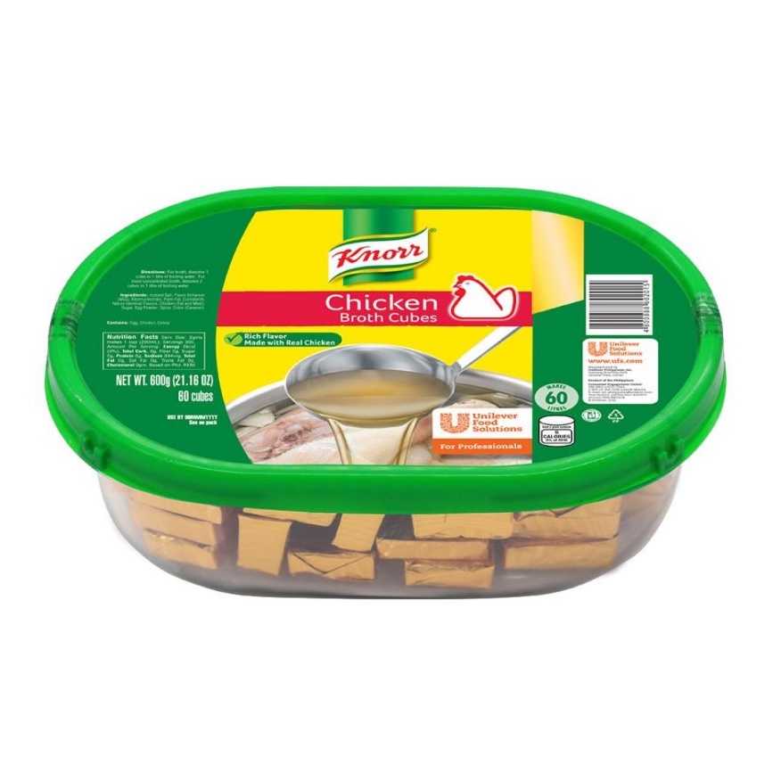Knorr Chicken Cubes Professional Pack 600g Shopee Philippines