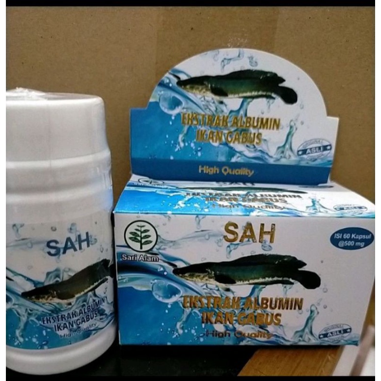 Snakehead Fish Extract Albumin Capsules SAH Contents 60 capsules ...