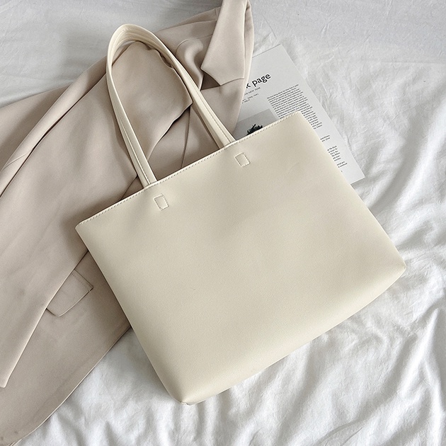 Leather tote bag shopee best sale