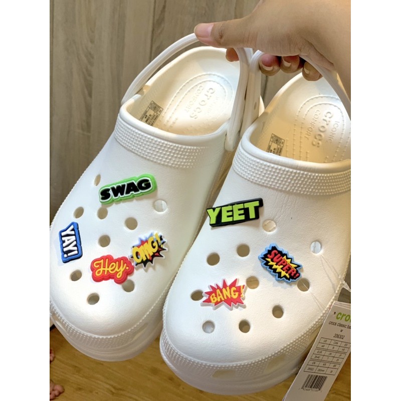 CROCS JIBBITZ FOR YOUR CLOGS SHOES (Words “C”) Shopee Philippines