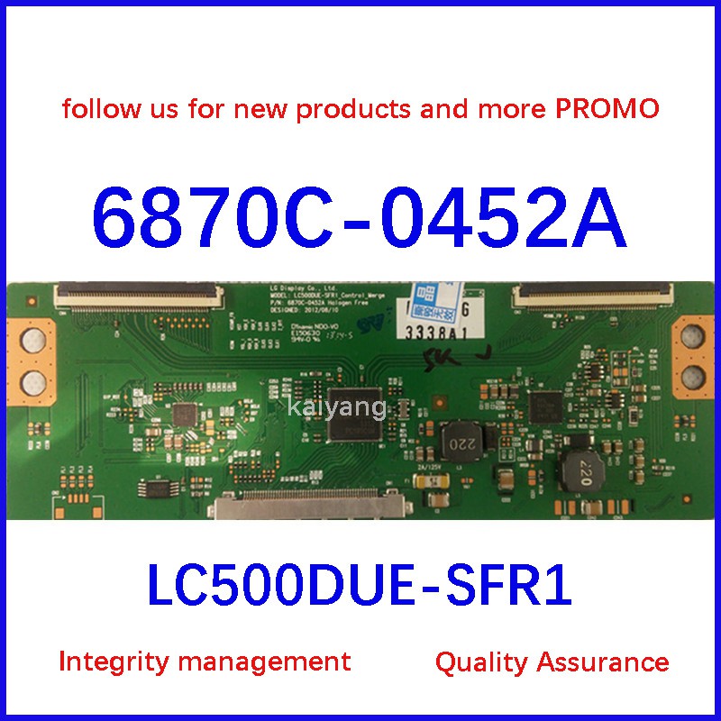 LC500DUE-SFR1 Control_Merge , 6870C-0452A , 4B312D , 3338A1 , T CON BOARD Tv Parcasi - LED LCD TV YEDEK PARÇALARI da