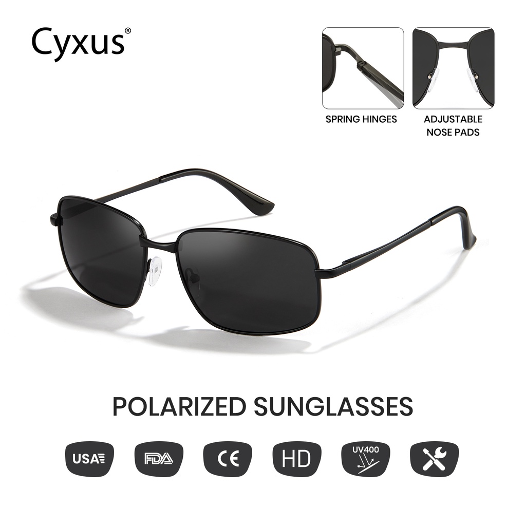 Cyxus Polarized Sunglasses for Men Women Anti Glare Sun Glasses Fashion ...