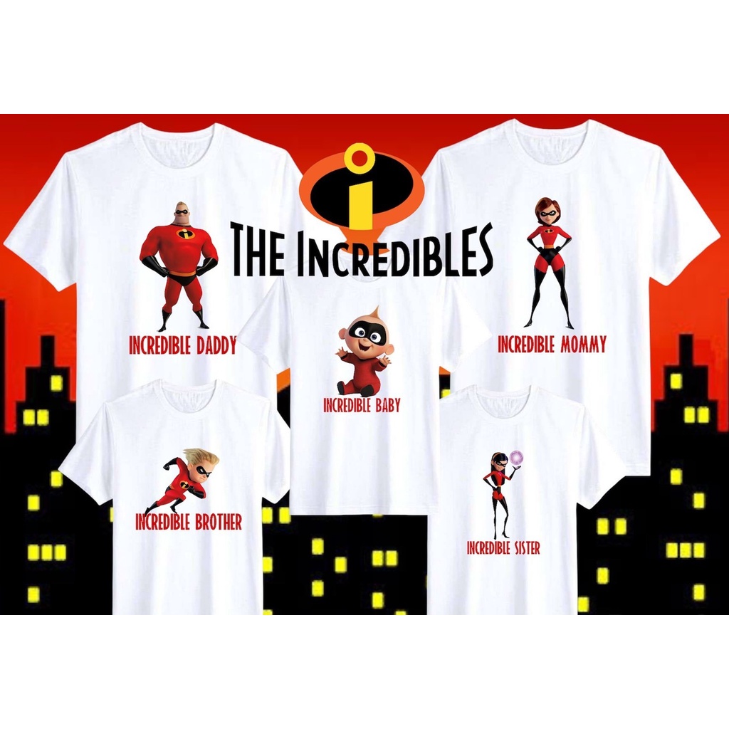 INNOCENTTEES THE INCREDIBLES FAMILY TSHIRT II KIDS TO ADULT Shopee Philippines