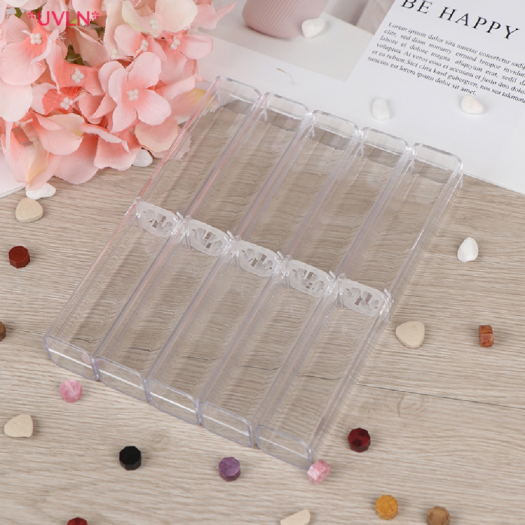 UVLN> 1pc pen box plastic transparent case pen holder gift for crystal