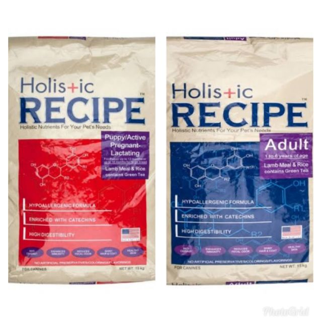 Holistic Recipe Adult Puppy Dry Dog Food 15kg Shopee Philippines