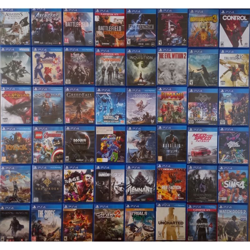 PS4 GAMES (Pre-owned) Good Condition 1st Release
