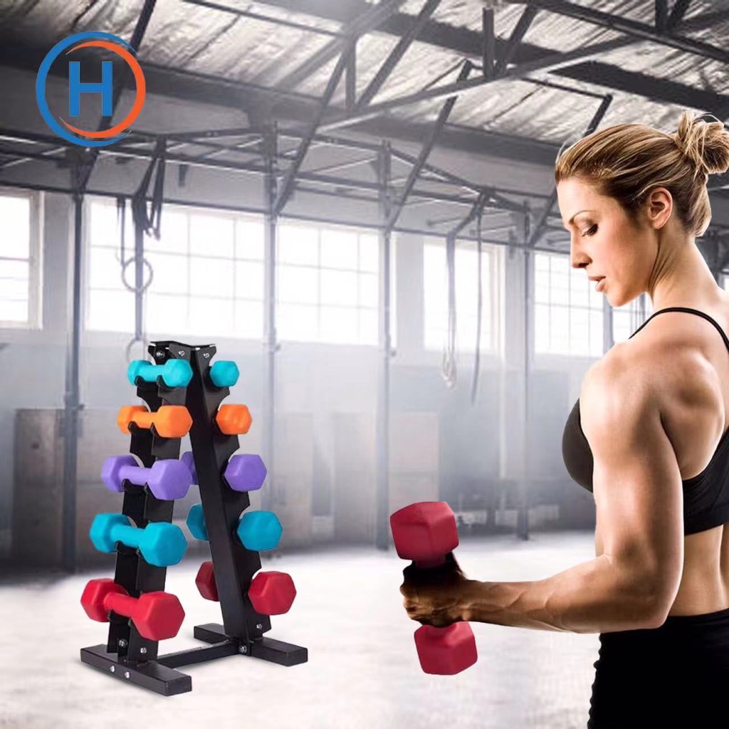 3lbs Dumbbells Set Of HolaHatha 3, 5, 8, 10, And 12 Pound