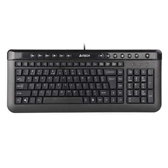 A4Tech Kls-40 USB Multimedia Keyboard Black | Shopee Philippines