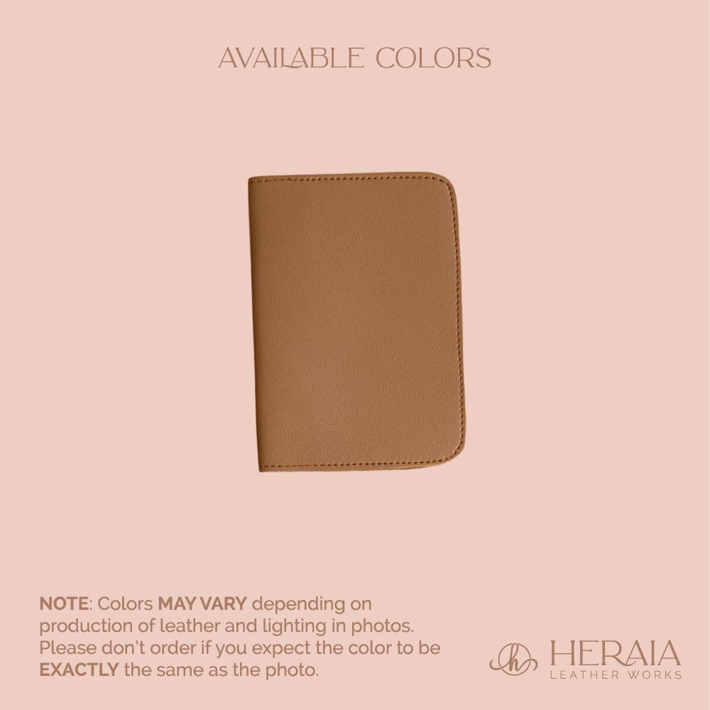 Leather Passport Holder (Standard or Personalized) Shopee Philippines