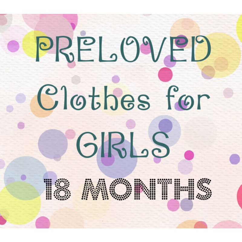 18 Months Clothes for Girls Shopee Philippines