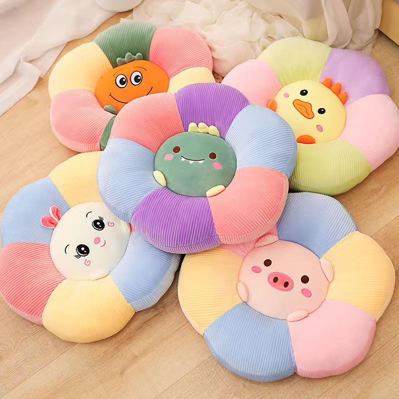 ZEYAN New Cute Sun Flower Pillow Seat Cushion Chair Pad COD KNITTED