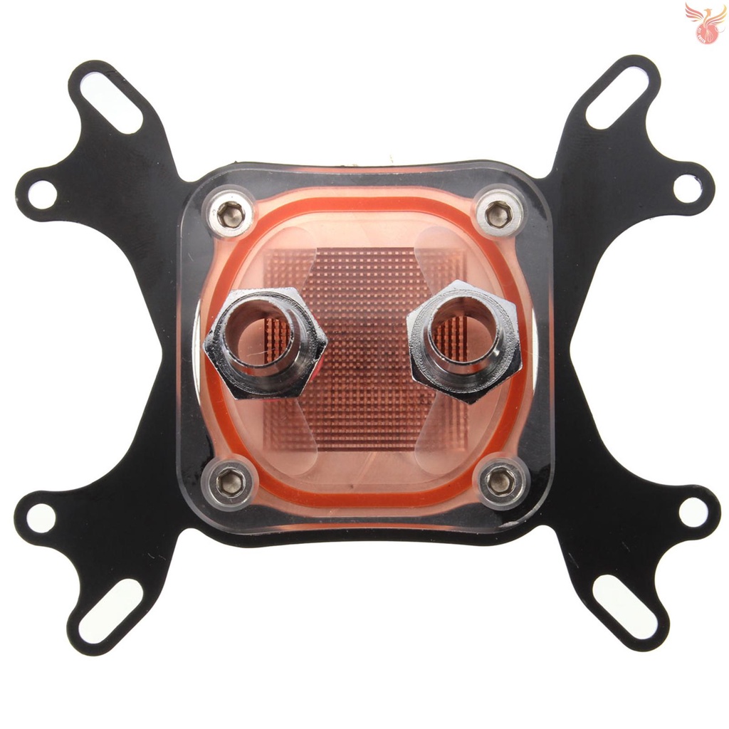 Water Cooling Computer CPU Block Head Copper Base Replacement for INTEL ...