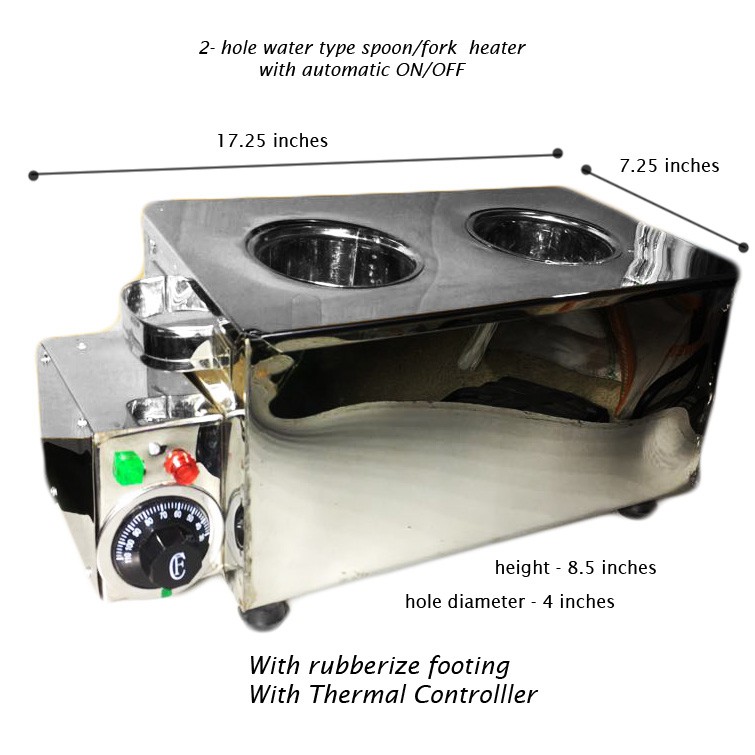 Automatic ON and OFF 2hole WATER immersion Type Spoon and Fork Heater