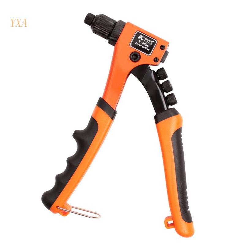 YXA Heavy Duty Hand Riveter Professional Mini Rivet Gun with 4 ...