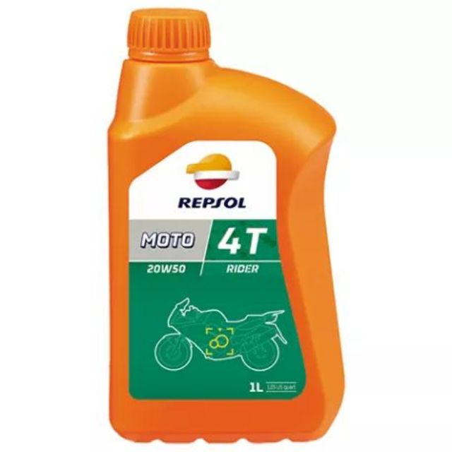 REPSOL RIDER 20W-50 1L | Shopee Philippines