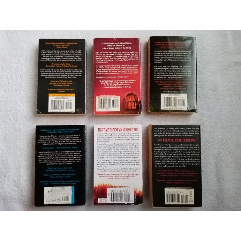RARE / MODERN HORROR BOOKS (2000s)- John Everson, Gord Rollo, Bryan ...