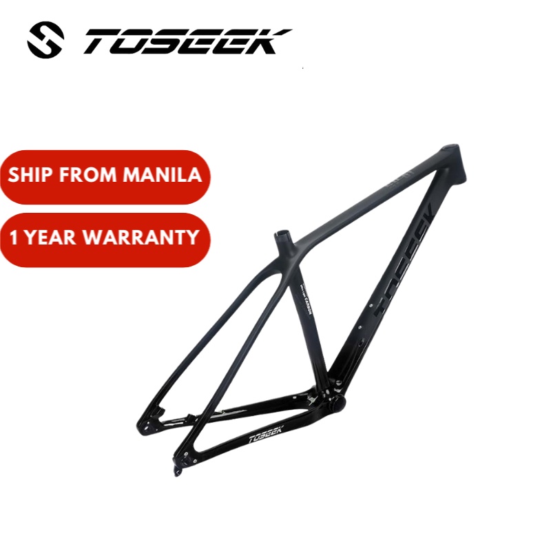 TOSEEK Full Carbon Bike Frame 29er 27.5 Mountain Bicycle Frameset 15 17 19 Inch Thru Axle