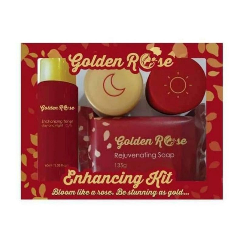 Golden Rose Golden Beauty enhancing kit set Bloom like a Rose Be